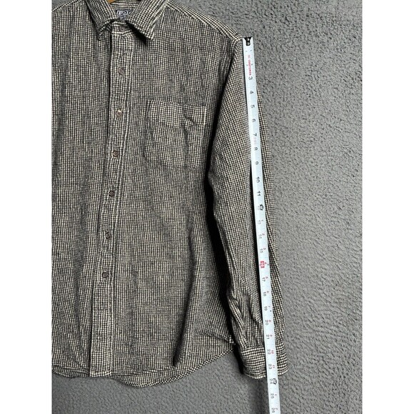 Polo Ralph Lauren Lowell Sport Flannel Shirt Houndstooth XL Wool Button Up - Picture 13 of 15